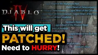 Diablo 4 - Do this NOW before it's HOTFIXED!