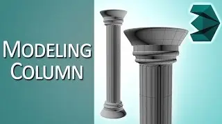 How to model a column in 3ds Max tutorial (tutorial preview)