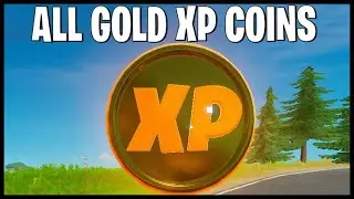 All 10 Gold XP Coins Locations in Fortnite Season 3 WEEK 8 - Gold is the Greatest Punch Card