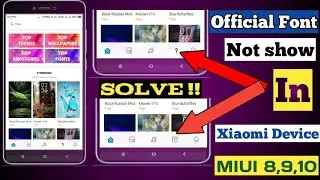 [SOLVED it ] Official Font not show in Xiaomi Device (Miui 8,9,10) 🔥🔥By  Hy Tutorial