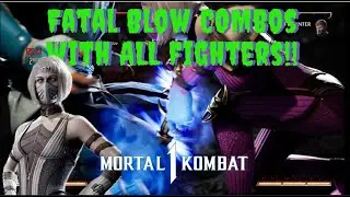 Mortal Kombat 1 Khameleon Kameo Fatal Blow Combos with ALL fighters!!