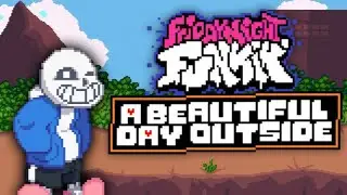 VS Sans! Friday Night Funkin' A Beautiful Day Outside (Undertale/FNF)