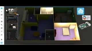 Home Automation using raspberry pi , ESP8266 , Home Assistant  and Sweet Home 3D