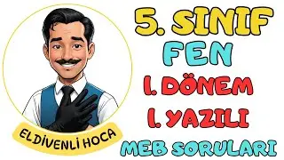 5th Grade Science 1st Term 1st Written Exam Questions - Eldivenli Hoca (Meb Sample Questions-2026)