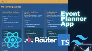 React Event Planner App Tutorial for Beginners – Project #8 - React from Confusion to Clarity