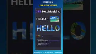 CSS Text Masking! 