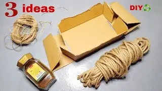 Super Beautiful but Low-Cost! 3 Best DIY Space - Saving Craft ideas from Waste Material ♻️DIY