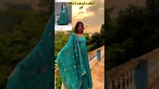 LIBAS WHAT I ORDERED VS WHAT I GOT FLORAL EMBROIDERED EMPIRE SEQUINNED KURTA #shorts #shortvideo