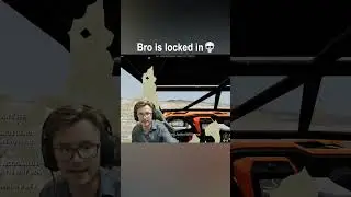 Is this how he learned to drive in video games? 😭 
