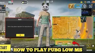 SERVER IS BUSY PLEASE TRY AGAIN LATER ERROR CODE RESTRICT AREA ✅ | HOW TO PLAY PUBG LOW MS