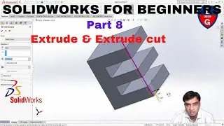 8| learn Solidworks| text| extrude| extrude cut| 2021 calendar
