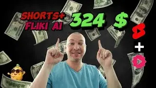 Зарабатывай 324$/день и создавайте YouTube  Shorts быстро с помощью БЕСПЛАТНОГО  Fliki AI