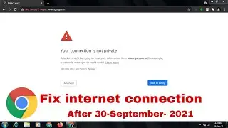 Your Connection is Not Private | NET::ERR_CERT_COMMON_NAME_INVALID error in Google Chrome