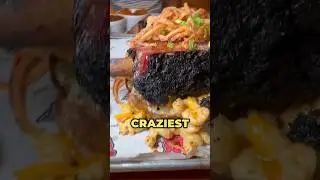 Craziest baked potato of all time #bbq #ribs #shorts