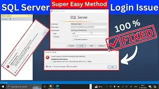 Fix Login Issue In SQL Server || (Step By Step)