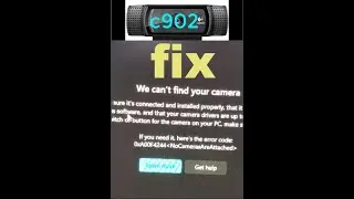 logitech c920 not working Fixed