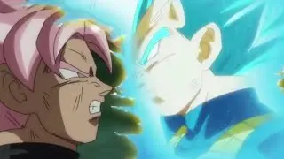 Vegeta SS God VS Goku Black (Rematch) DBS Episode 63 (English Sub)