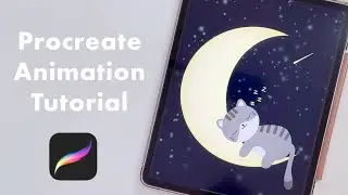 Procreate Animation Tutorial for Beginners | How to make simple animation in Procreate