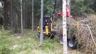 Miniskotare Kinetic T8 8x8 med Farmikko energiklipp