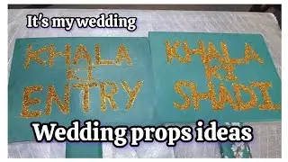 DIY beautiful wedding props ideas 🙌 ||  must watch guys