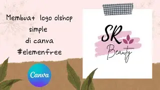 Membuat logo olshop simple di canva