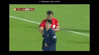 Leon Chiwome |  England U17 vs France U17 2023-05-27 Match Highlight | Every Touch