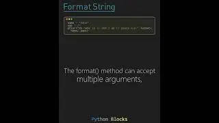 Python Format String Advanced