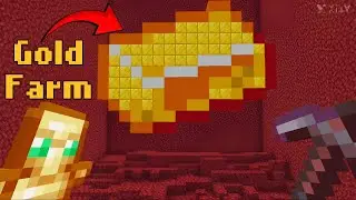 Building An Overpowered Gold Farm In Survival Minecraft