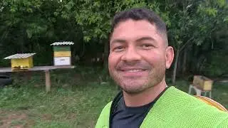 Visita ao apiário - Enxames Voadores