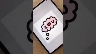How to draw a cute little thought bubble🥹💭💕 #art #draw #drawing #digitalart #drawingtutorial