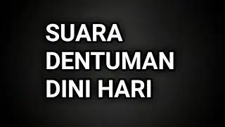 suara dentuman sabtu dini hari-sound boom recorded in jakarta