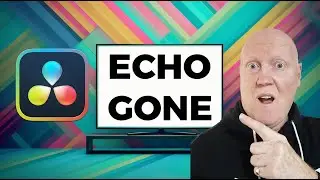 Remove Echo In One Click - Davinci Resolve 18.5 Tutorial