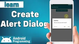 Alert Dialog in android - learn to create Alert Dialog in android and show it to user