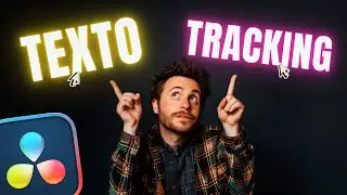 Cómo PEGAR TEXTO a Objetos en Movimiento | Davinci Resolve Tutorial