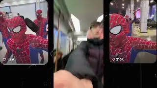 Новый тренд в тиктоке забегать в тц с колонкой!!!