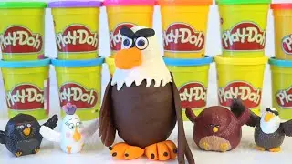 Play Doh egg surprise Mighty Eagle in The Angry Birds Movie on kids channel Play Tube TV