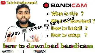 download bandicam | How Install Bandicam | screen recorder | 
