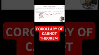 Corollary of Carnot theorem #shorts #corollary #carnottheorem