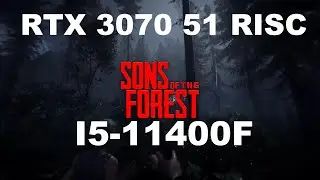 RTX-3070 51-RISC + I5-11400F - Sons Of The Forest