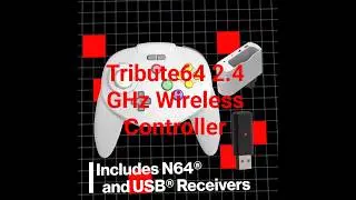 Tribute64 2.4 GHz Wireless Controller by Retro-Bit
