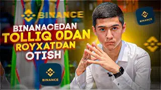 Binanceda ro'yxatdan va Identifikatsiyadan 0 dan o'tish to'lliq video