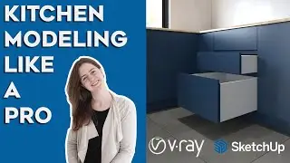 Kitchen Modeling in V-Ray for SketchUp | Become a Pro with Easy Techniques