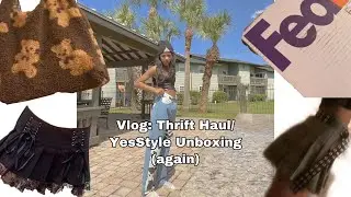 Vlog: Unboxing, Thrifting, Talking too much