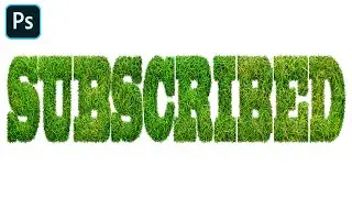 How to Create Grass Text Effect in Any Photoshop | Hindi Tutorial