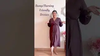 Bump friendly dresses for moms to be from Myntra 