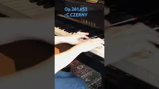 🎹Need the exercise?▶️#53, 125 Exercises in passage-playing, Op.261 - C.Czerny #shorts#piano#etude