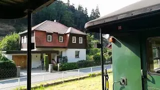Zittauer Schmalspurbahn-Einfahrt Bahnhof Kurort Oybin