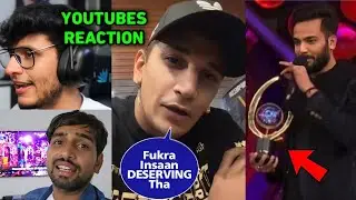 Youtubers Reaction 🧐On Elvish Yadav Winning Bigg Boss ott Season 2 | Prince Narula, Mr Indian Hacker