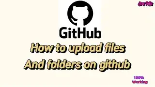 How to upload files/folders/projects on github.com | how to share file in github.com #TechBD