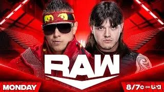 WWE Raw Dominik Mysterio VS The Miz Full Match